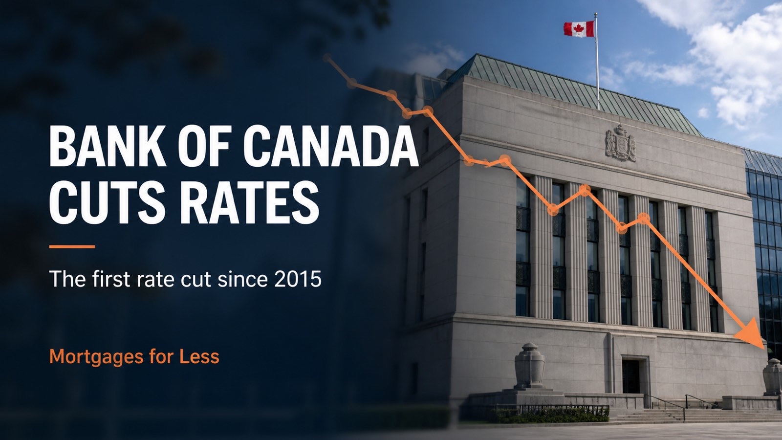 Bank of Canada Cuts Rates for the First Time Since 2015