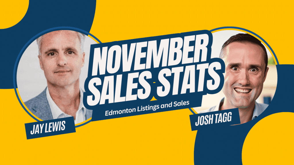 Edmonton Mortgage Broker discusses November 2023 Real Estate Stats with Realtor Jay Lewis