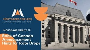 Bank of Canada Rate Drop Coming
