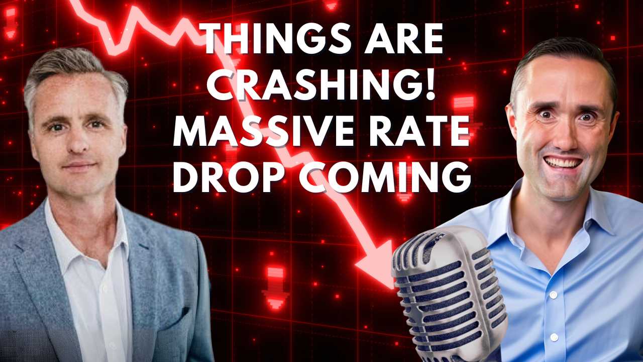Economic crash prediction, rate drop warning.