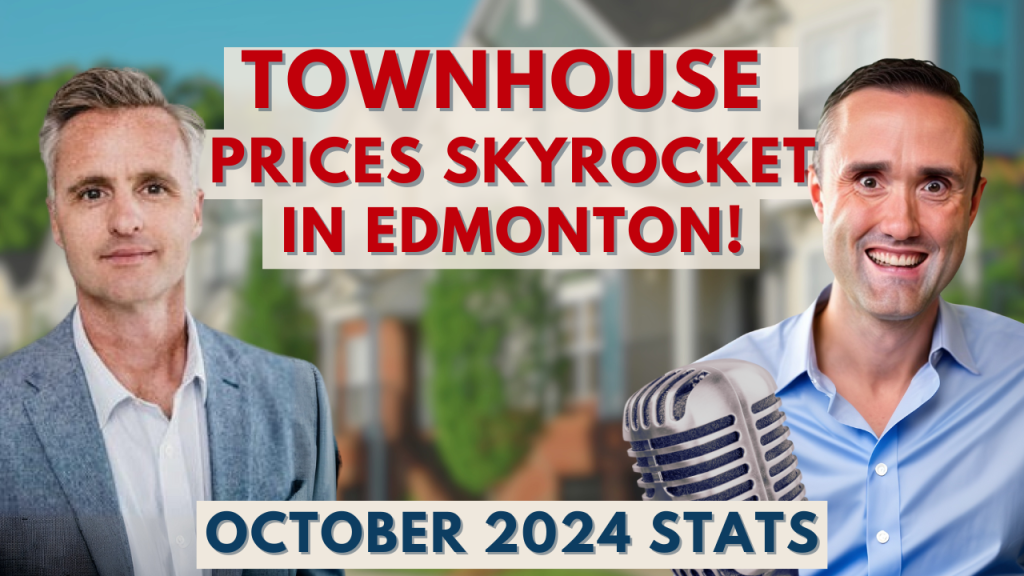 Edmonton townhouse prices rise, October 2024 stats