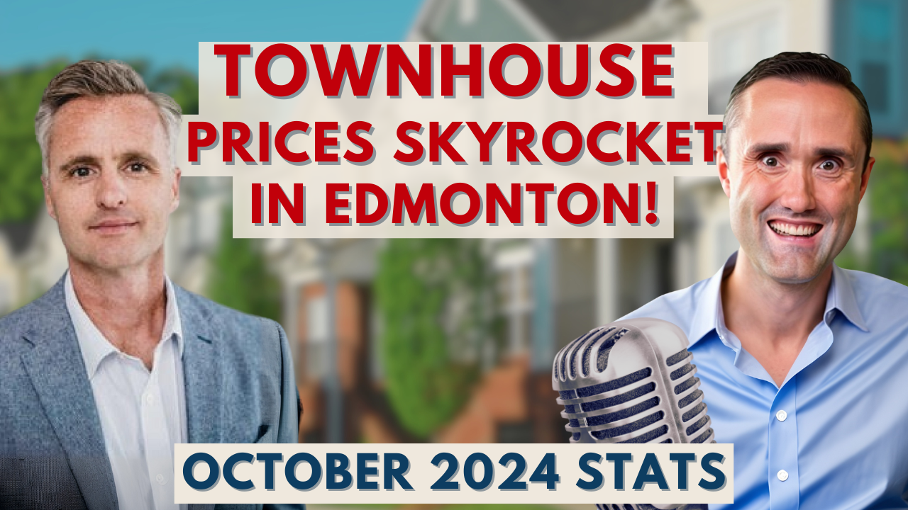 Edmonton townhouse prices rise, October 2024 stats