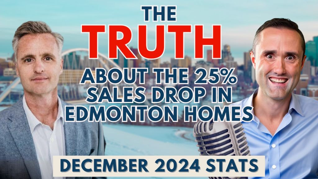 Edmonton home sales drop 25% December 2024