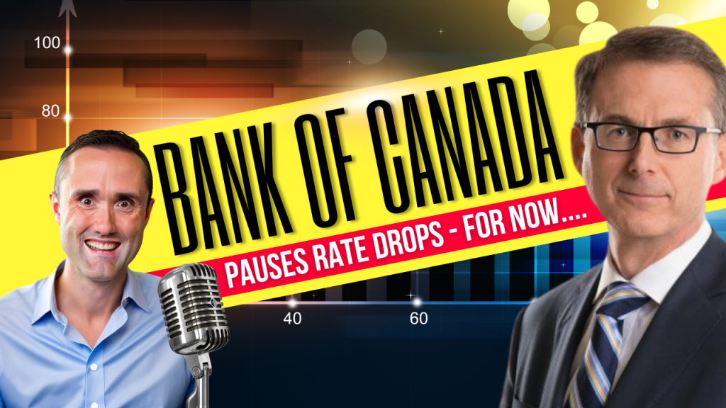 Bank of Canada pauses rate drops, financial news.