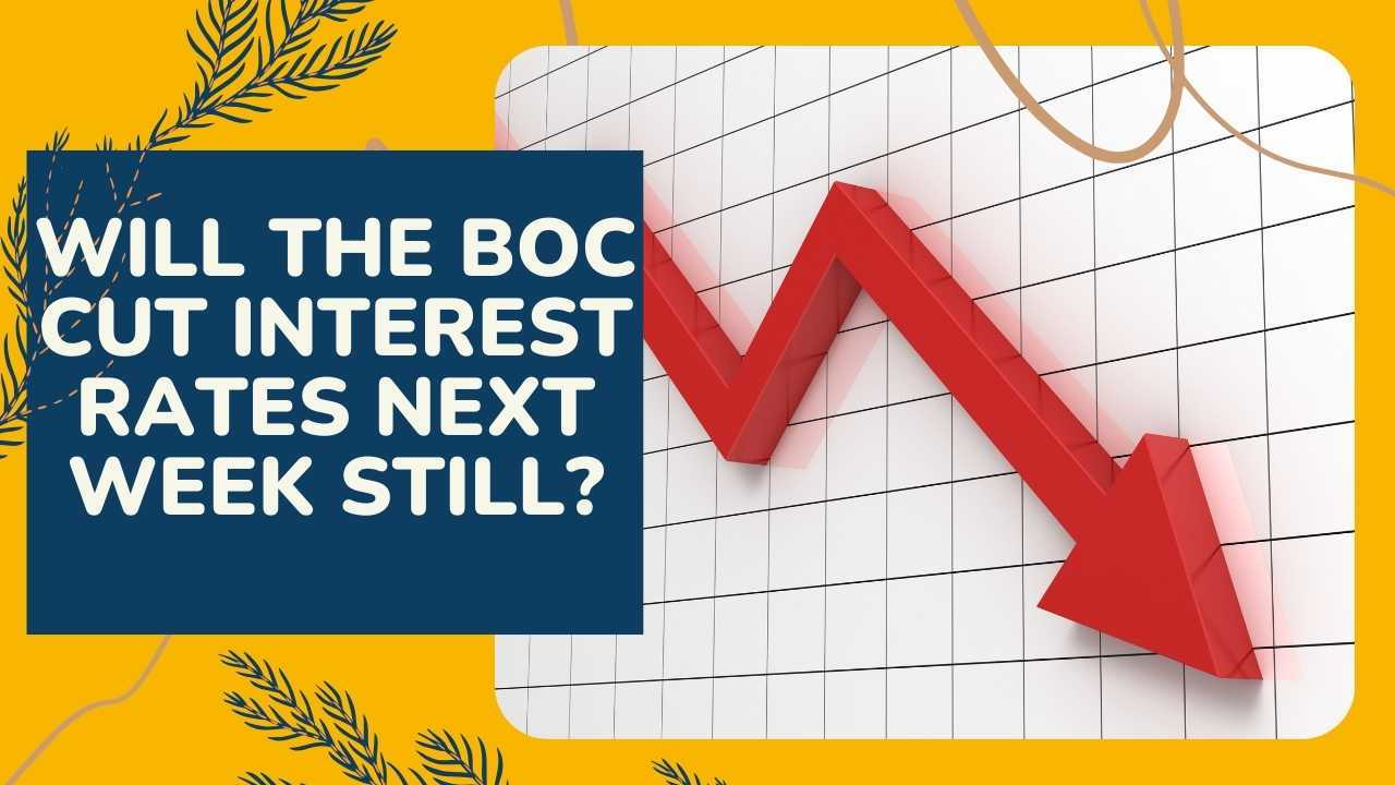 BOC interest rates decision, financial forecast chart