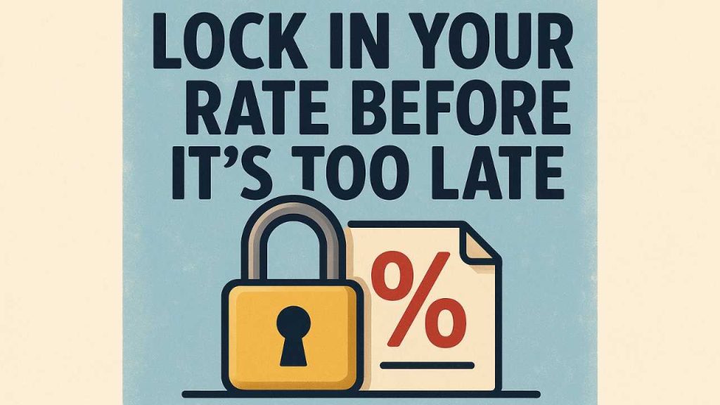 Secure your interest rate today, act quickly.