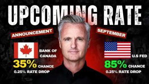 Rate drop predictions for Canada and U.S. Fed.