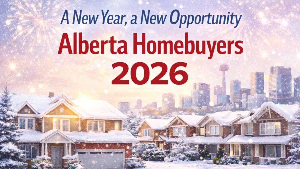 Alberta Homebuyers 2026 New Year opportunity skyline