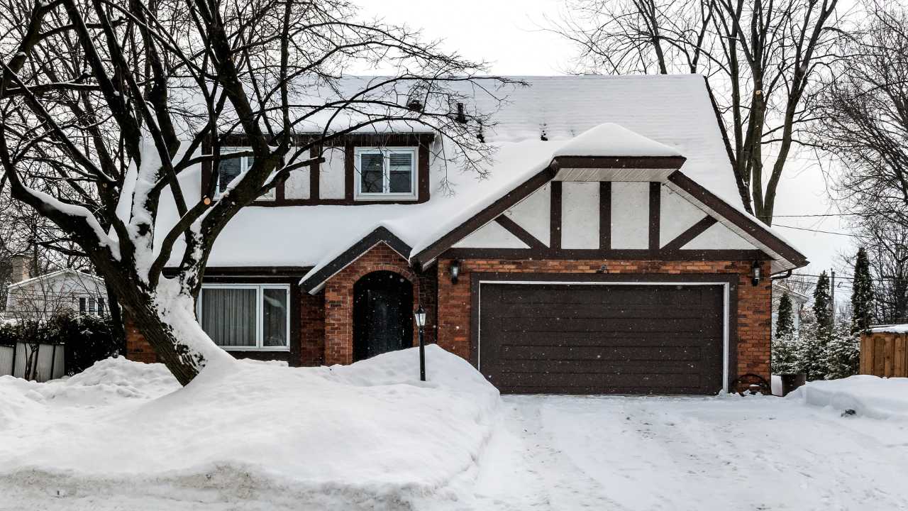 Winter home inspection in Alberta