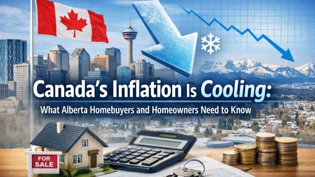 Canada inflation cooling, impacts Alberta homebuyers.