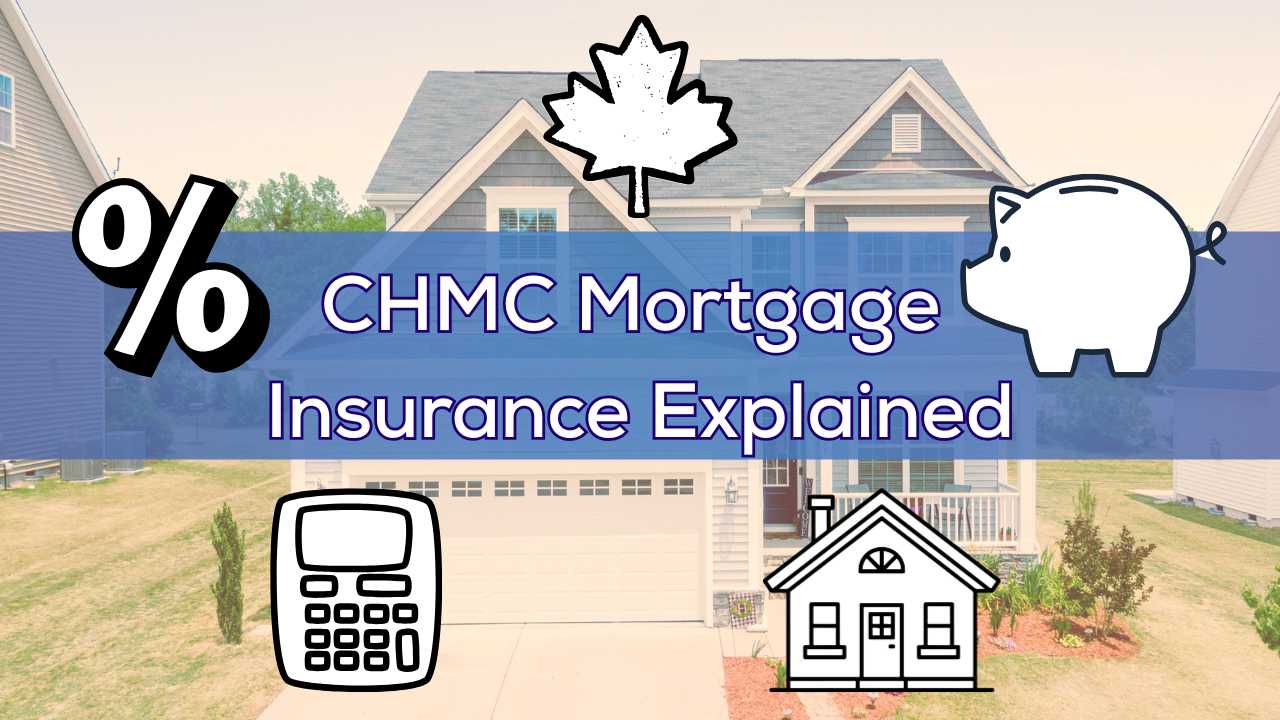 CHMC Mortgage Insurance guide with icons and house