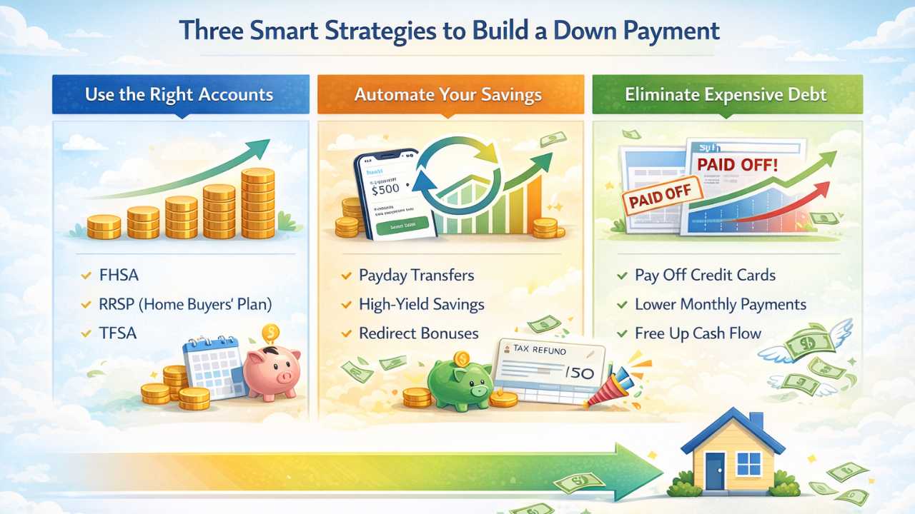 How to save for a downpayment in Alberta Canada