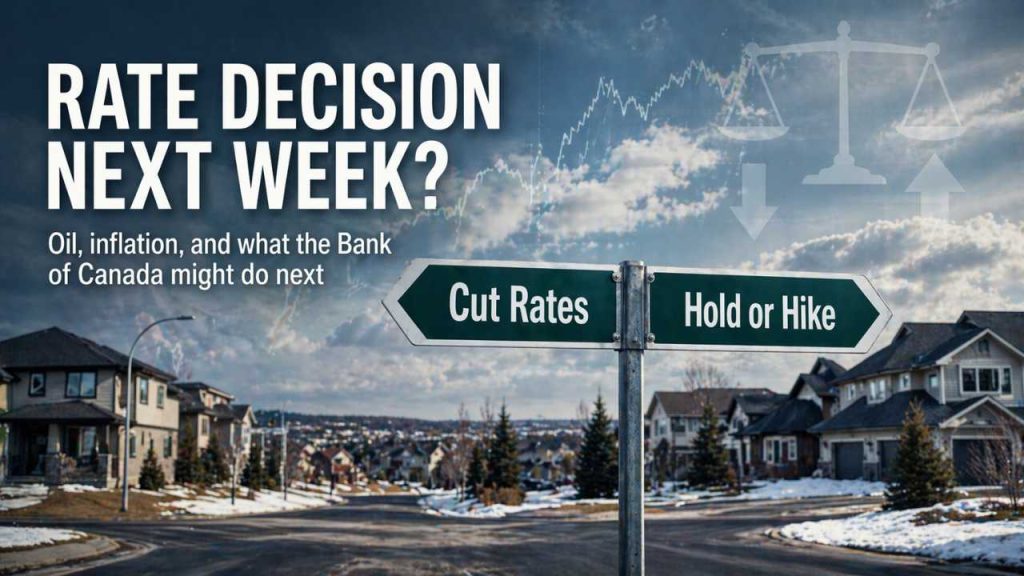 Upcoming Bank of Canada rate announcement