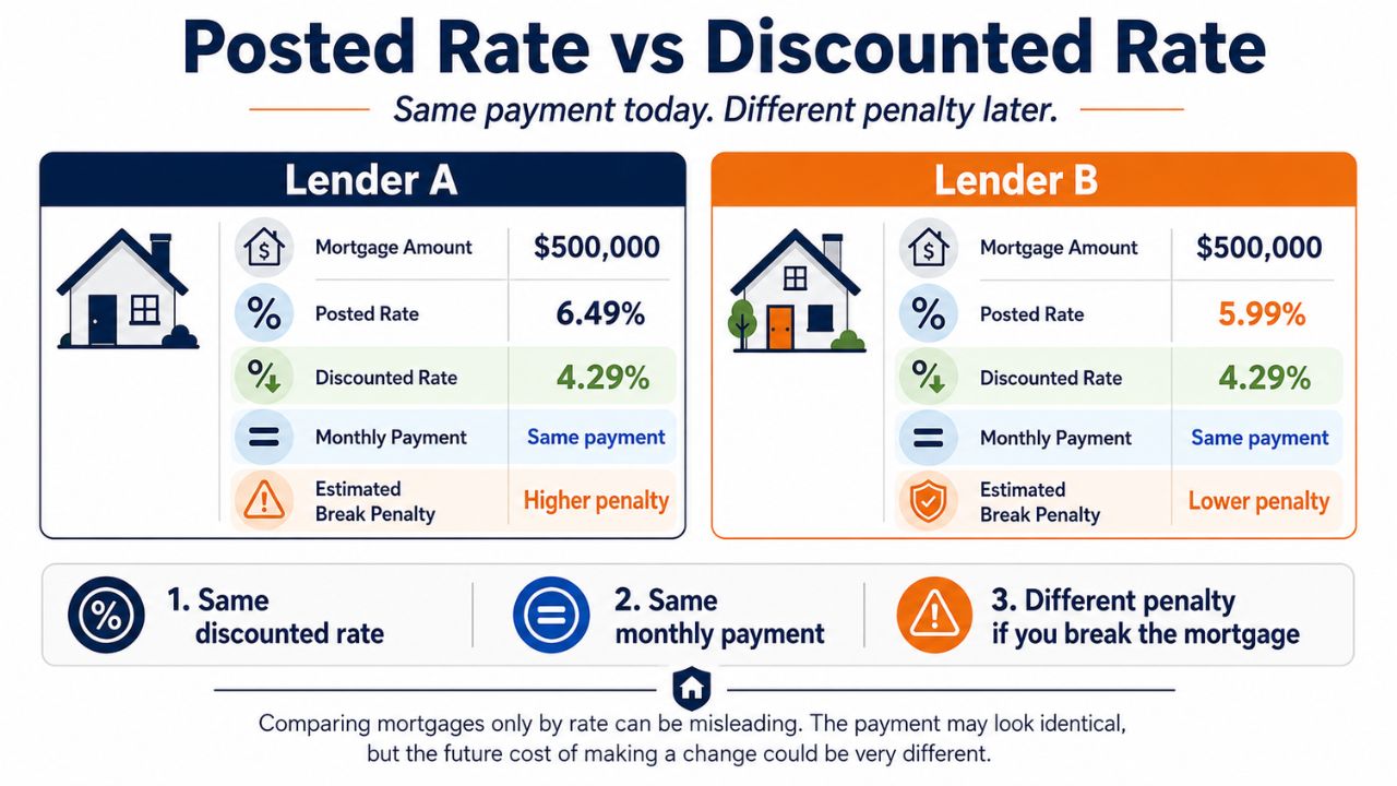 Posted rate vs discount rate