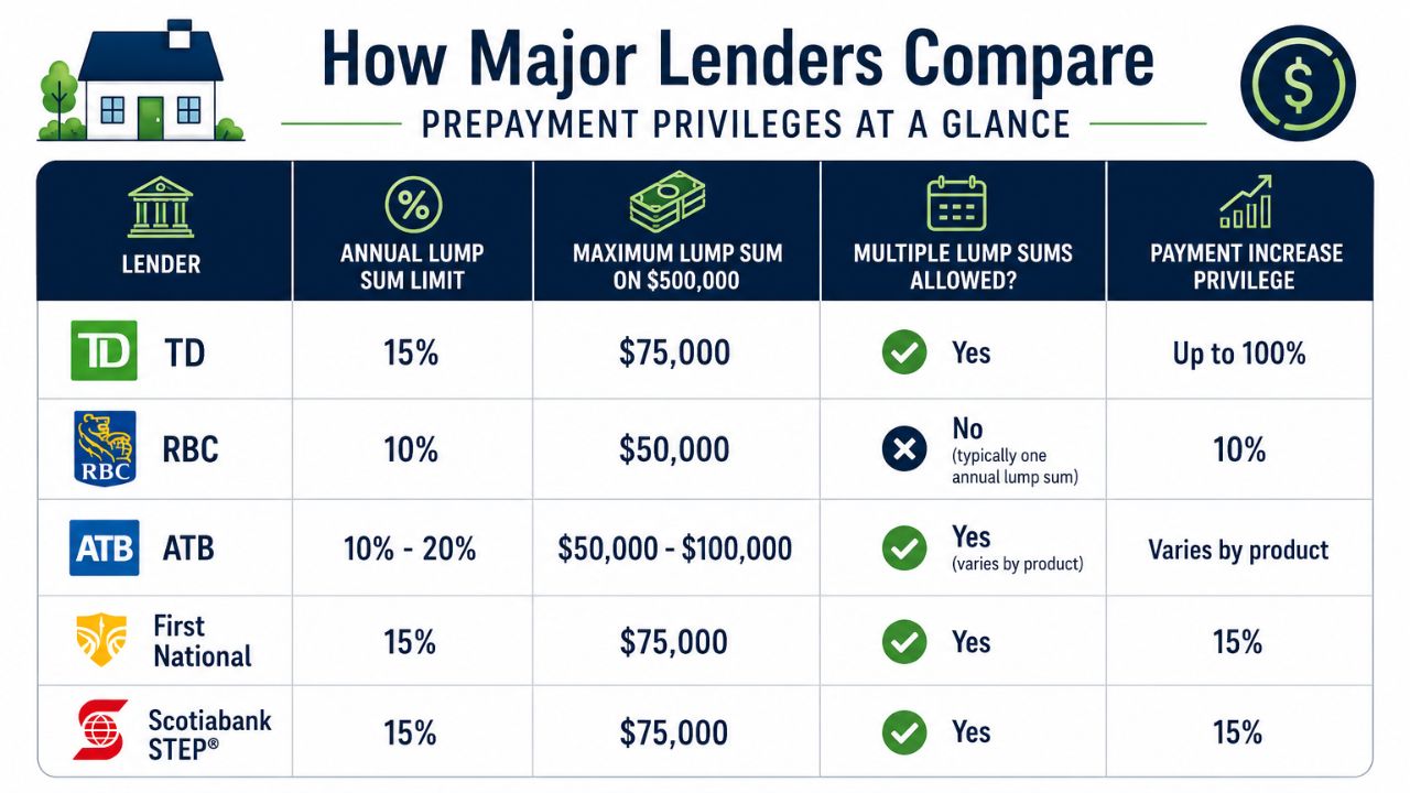 Mortgage prepayment privileges in Alberta
