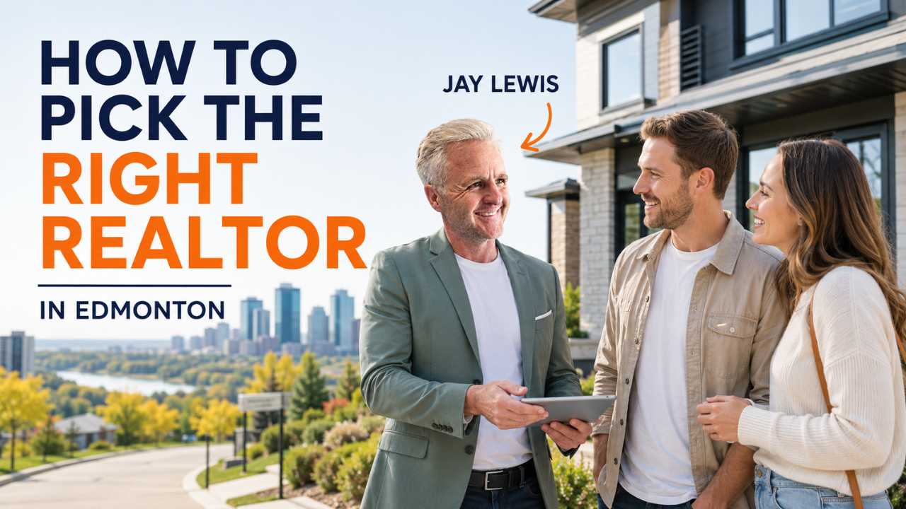 How to pick the right realtor in Edmonton - Jay Lewis