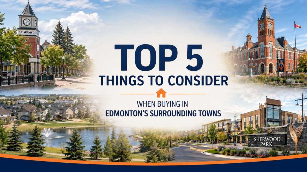 Top 5 things to consider when choosing a community outside Edmonton