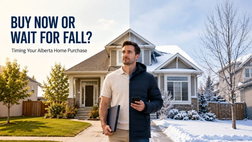 Buy in summer or fall - alberta