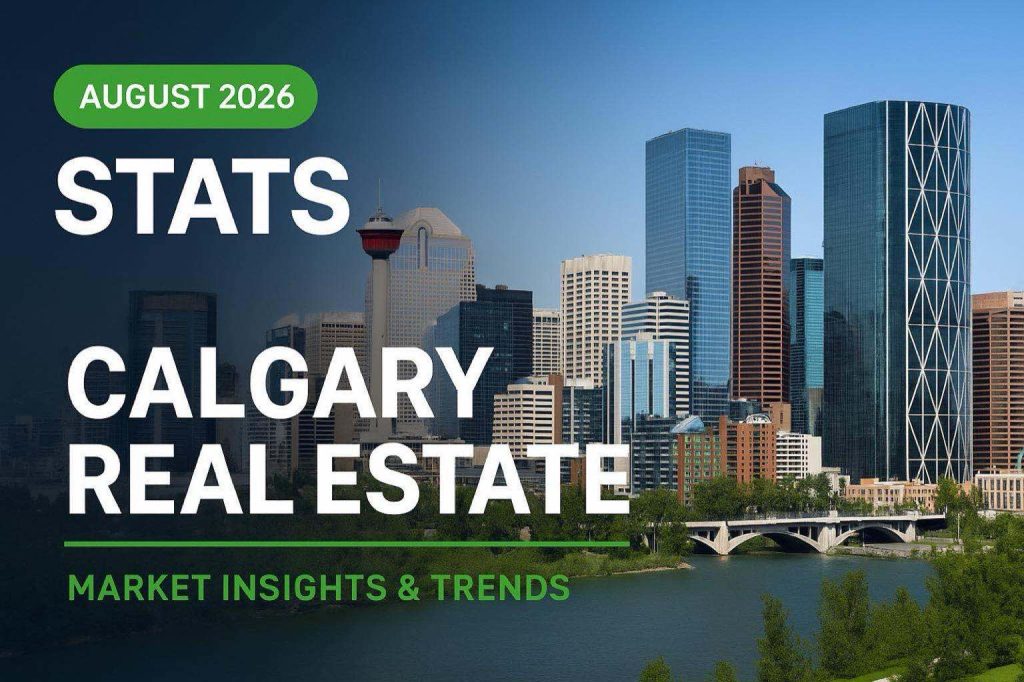 Calgary skyline — August 2026 real estate market stats